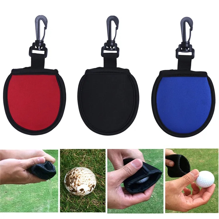 Neoprene Golf Ball Cleaning Pouch 1