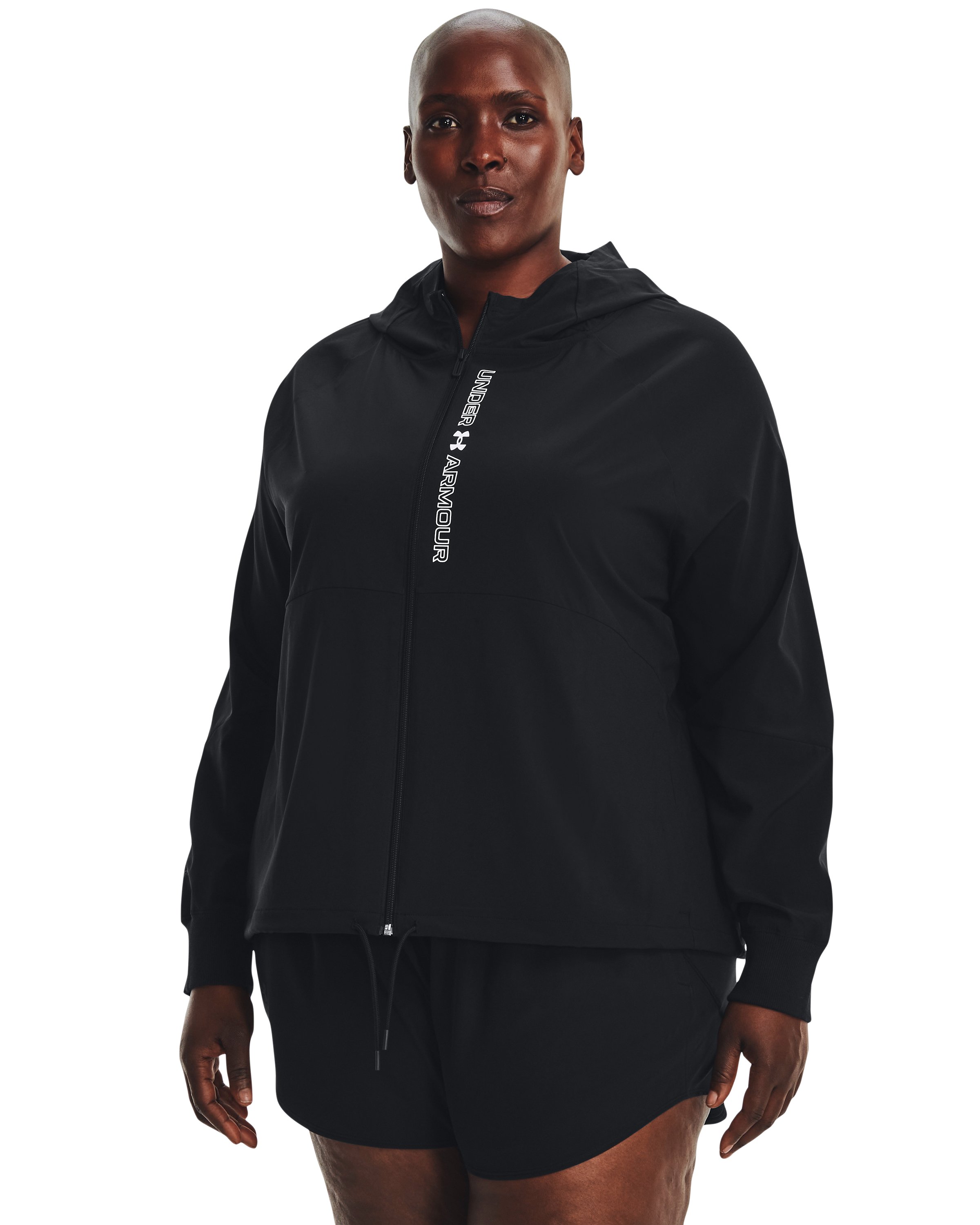 UA Woven Women's Full-Zip Jacket 5