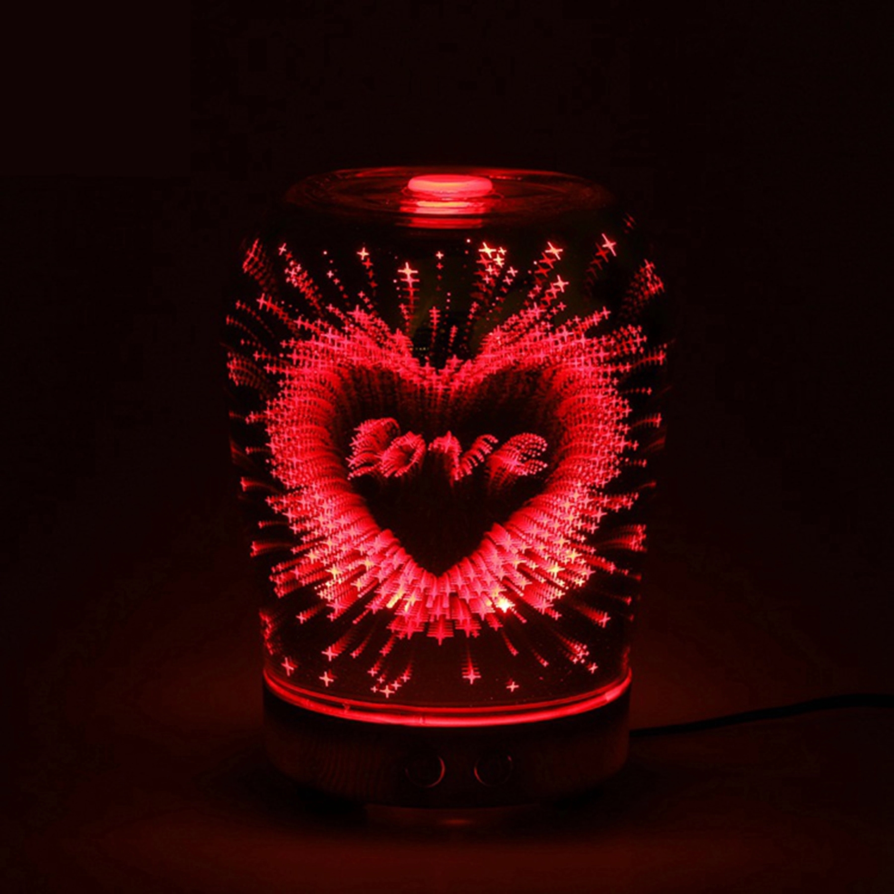 3D Glass Aromatherapy Oil Aroma Diffuser 8