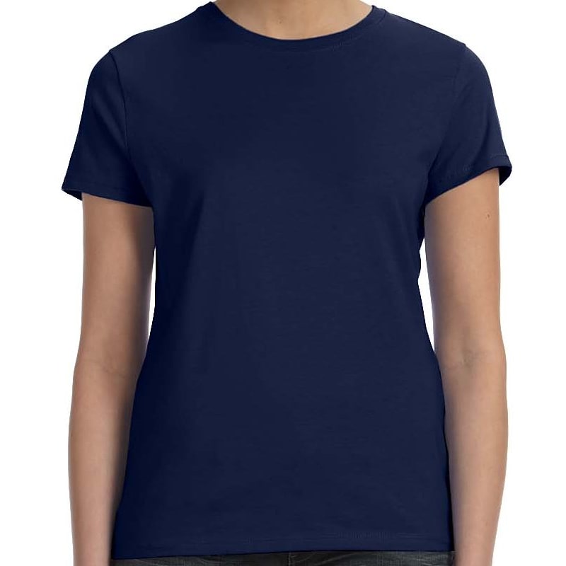 Hanes Ladies 4.5 Oz., 100% Ringspun Cotton Nano-T® T-Shirt 5
