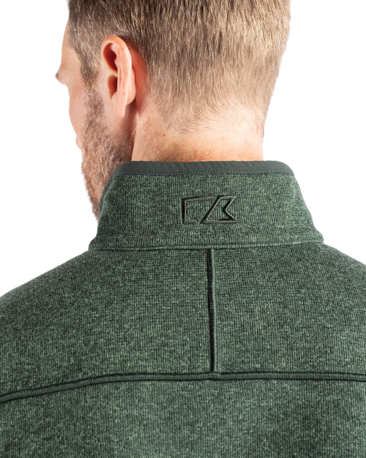 Cutter & Buck Mainsail Sweater-Knit Mens Full Zip Vest 23