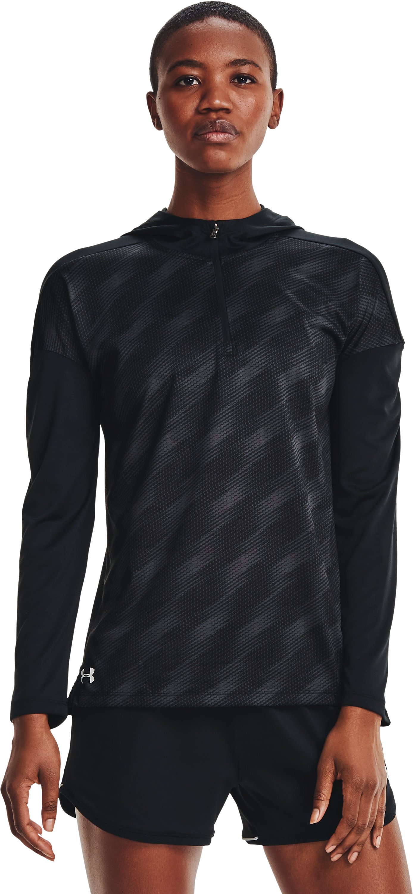 Women's UA Locker Emboss Zip Hoodie, custom hoodie or sweatshirt with logo imprint 2