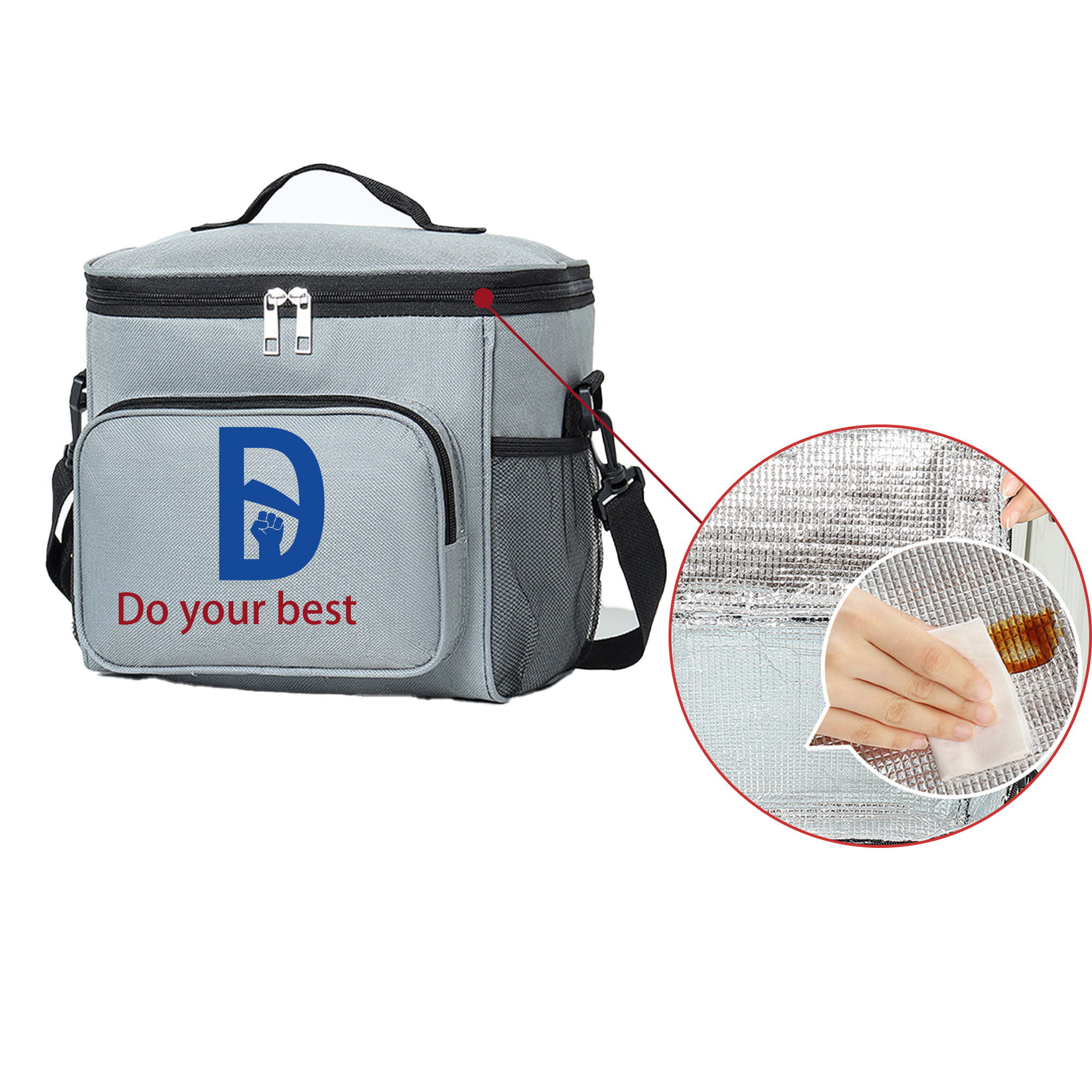 MOQ 30 Insulation Bag With One-shoulder Strap 5