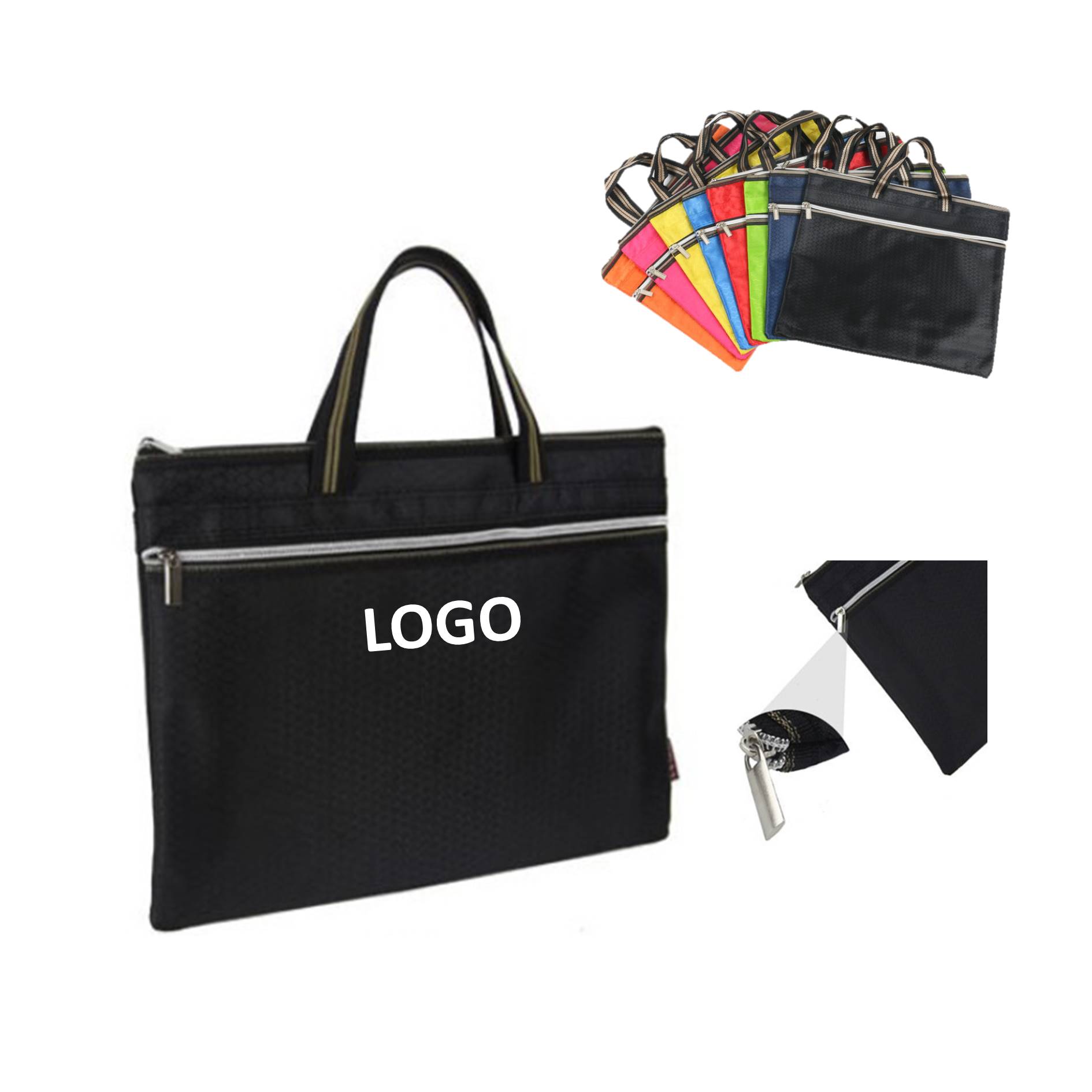 Carry Document Bag File Folder Football Pattern 2