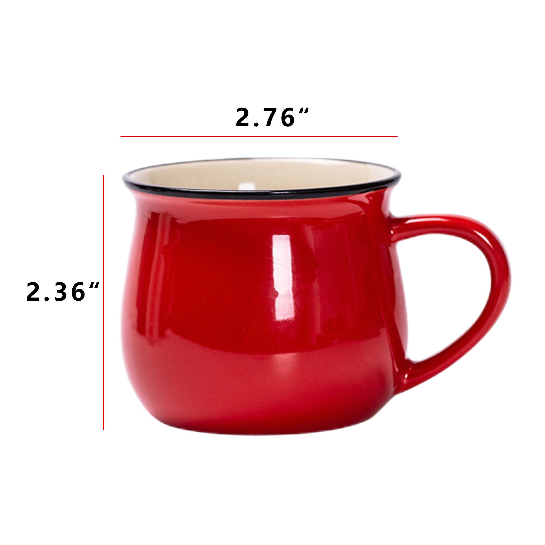 5Oz Candy Color Ceramic Mug 2