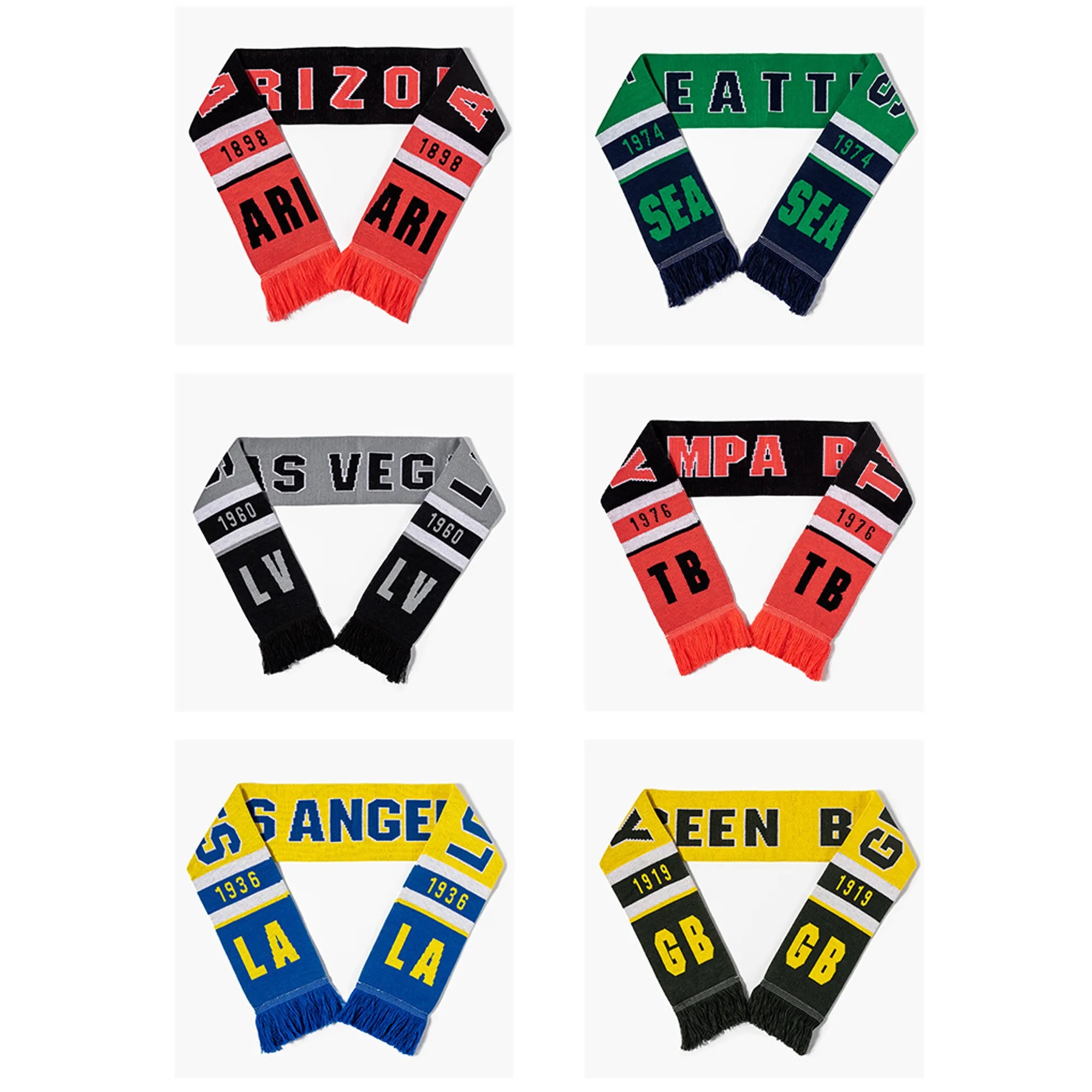 Customizable Knitted World Cup Scarf 1