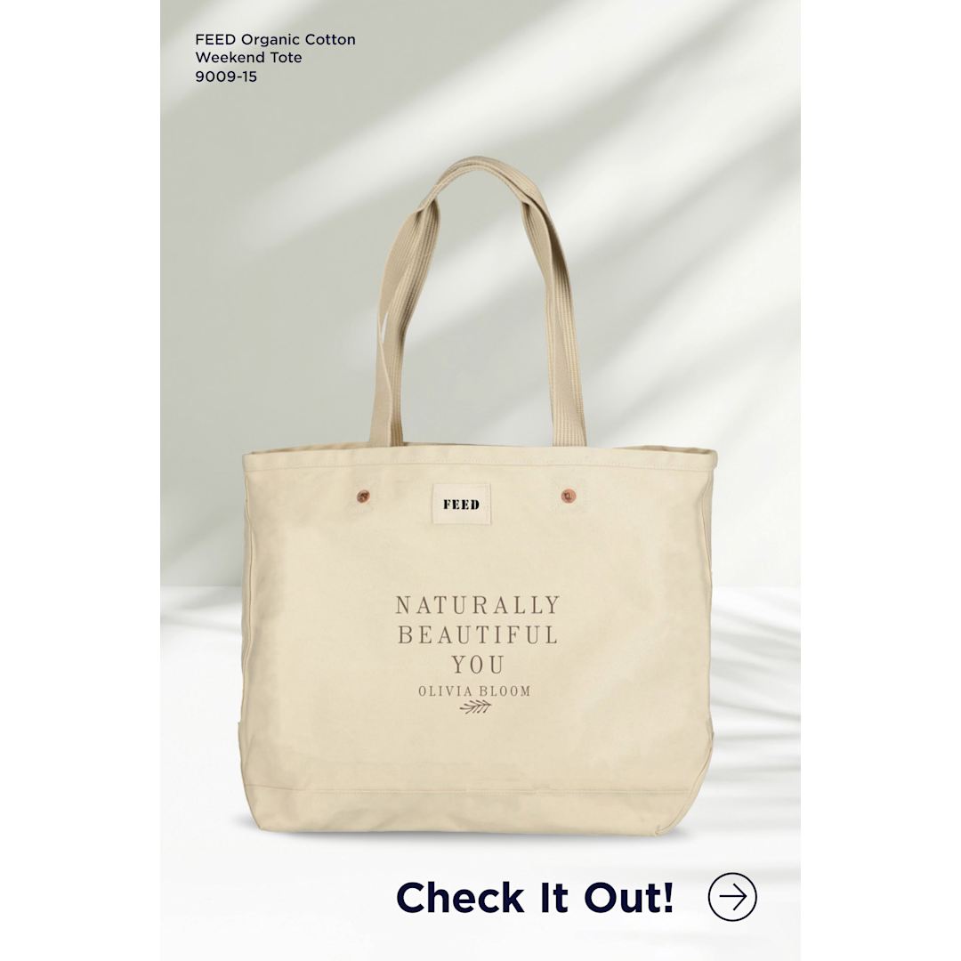 FEED Organic Cotton Weekend Tote 19