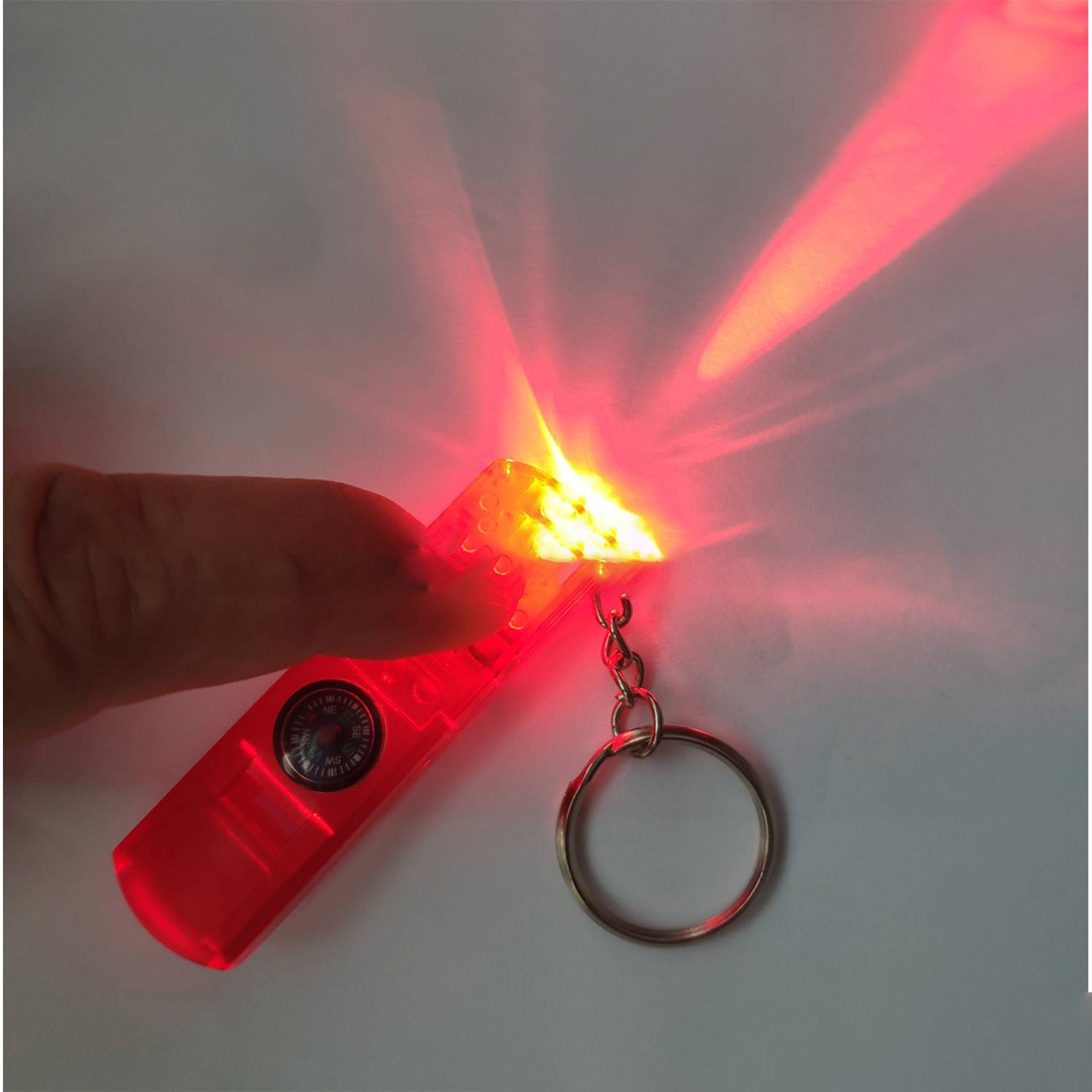 LED Whistle Compass with Light 8