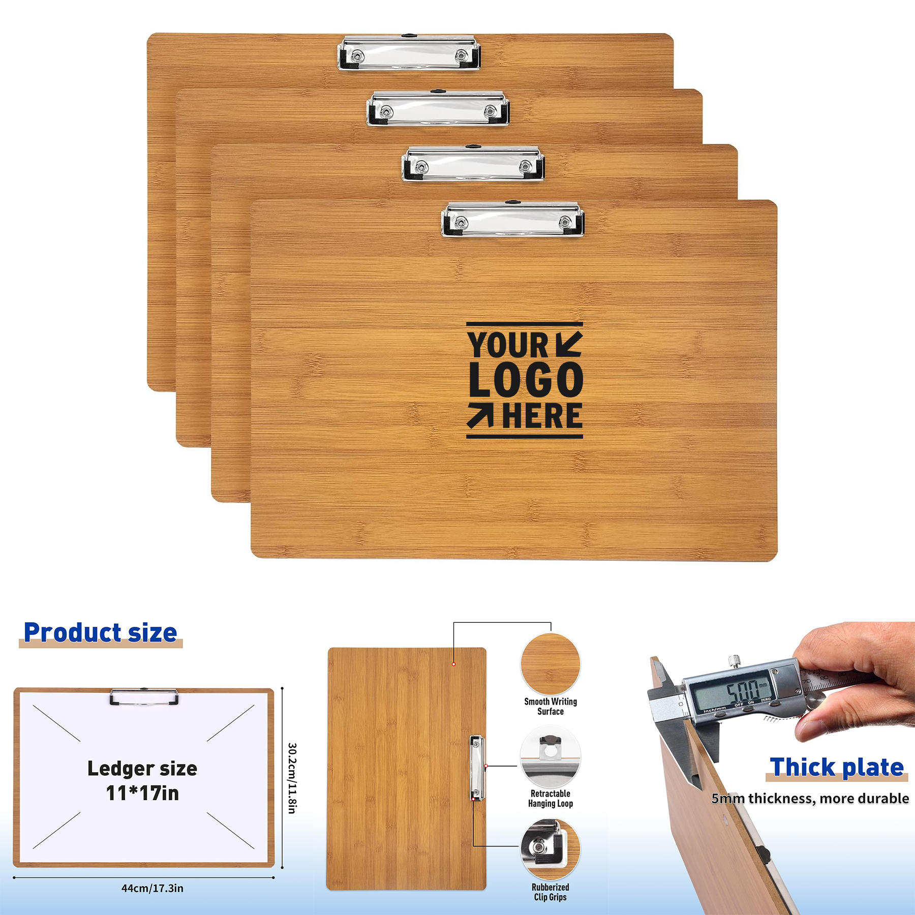 11.5x17 Inch Clipboard High Density Fiberboard Drawing Horizontal Drafting Board