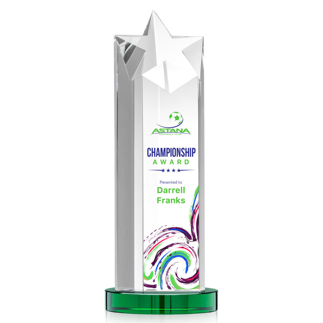 Berkeley VividPrint™ Award on Condor Base - Green 24