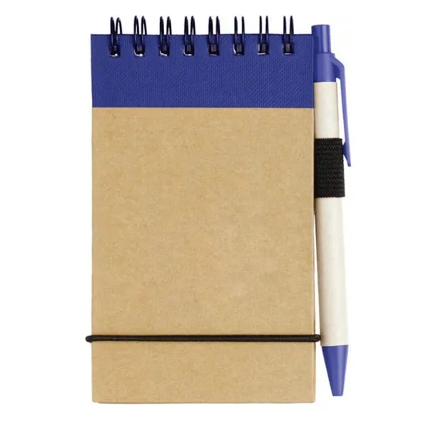 Eco Recycled Jotter Notepad With Pen 4