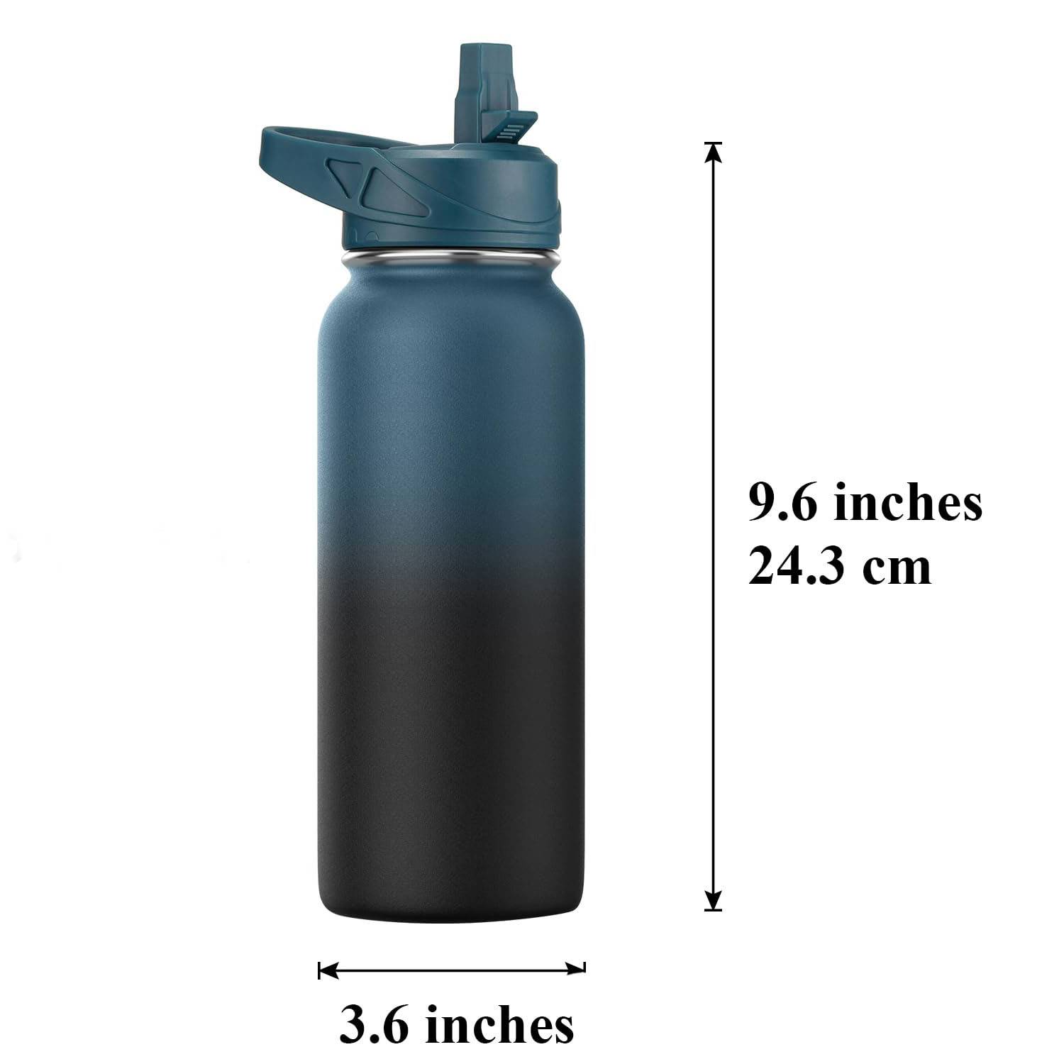 32oz Portable Gym Stainless Steel Insulated Water Bottle, custom water bottle with logo imprint 9