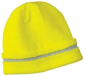 CornerStone - Enhanced Visibility Beanie with Reflective Stripe. CS800 5