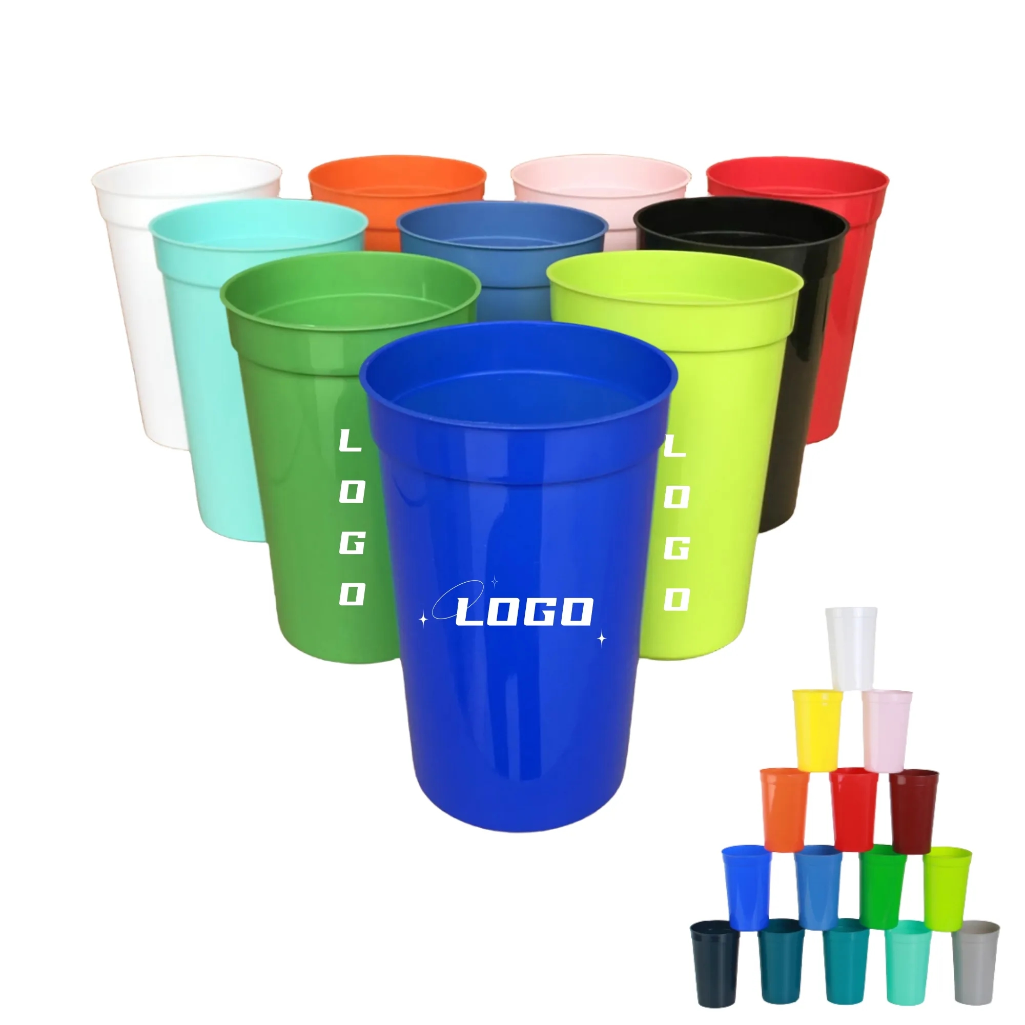 16oz Reusable Plastic Drinking Cup Party Game