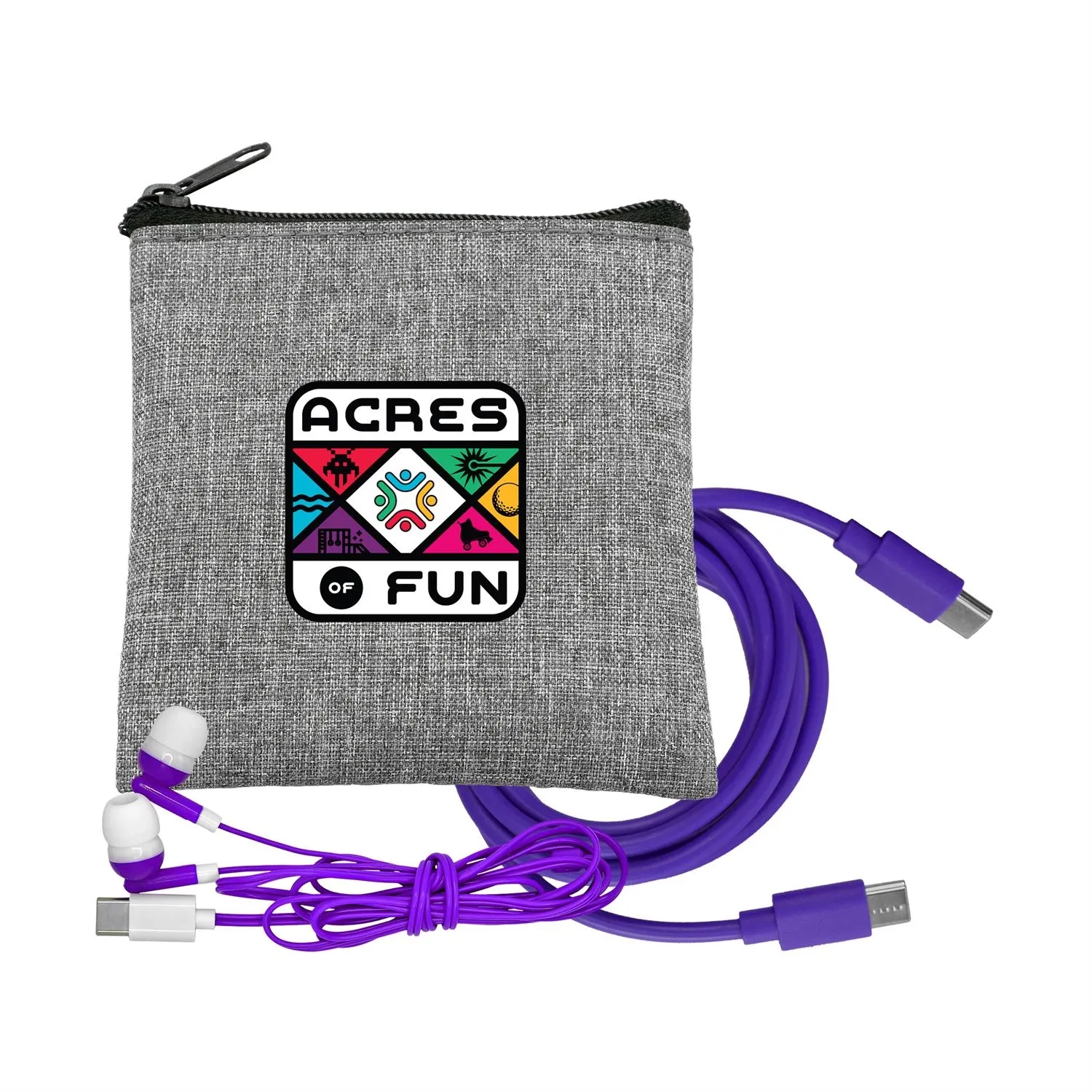 Recycled C to C Cable & Ear Bud Set 19