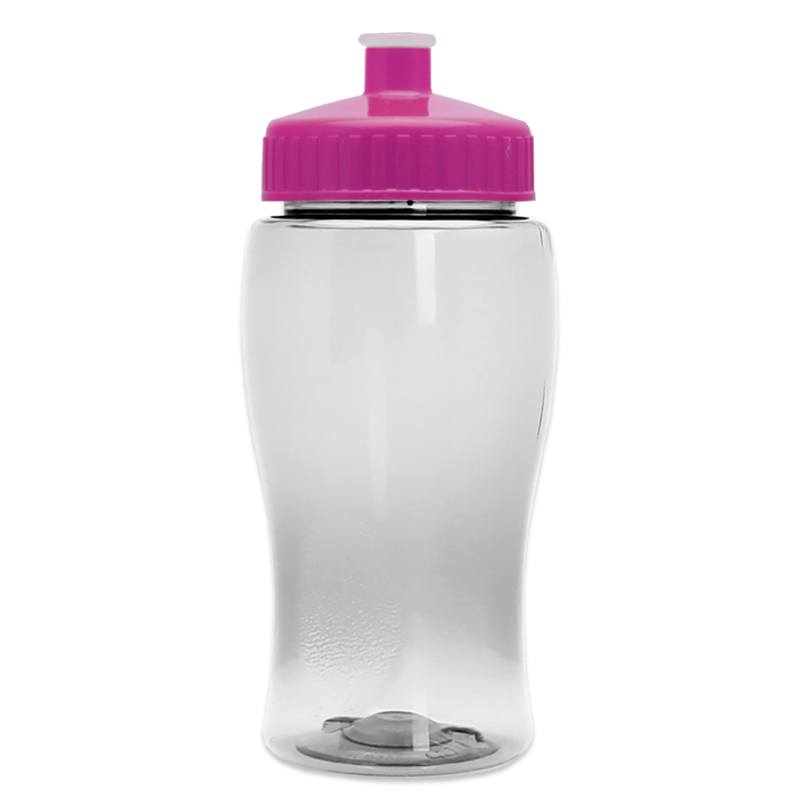 Poly-Pure Jr. - 18 oz. Transparent Bottle with Push pull 13