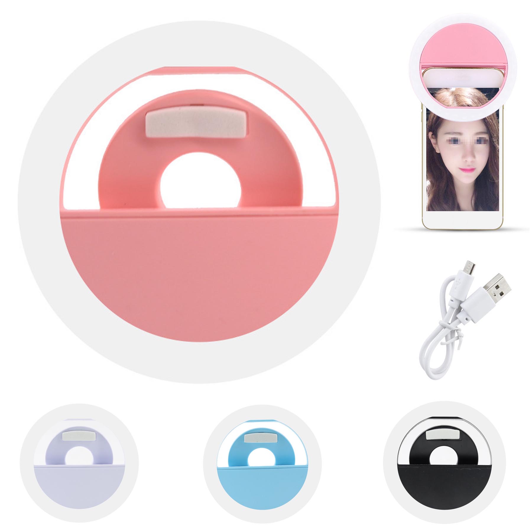 Plastic LED Selfie Phone Ring Lights 1