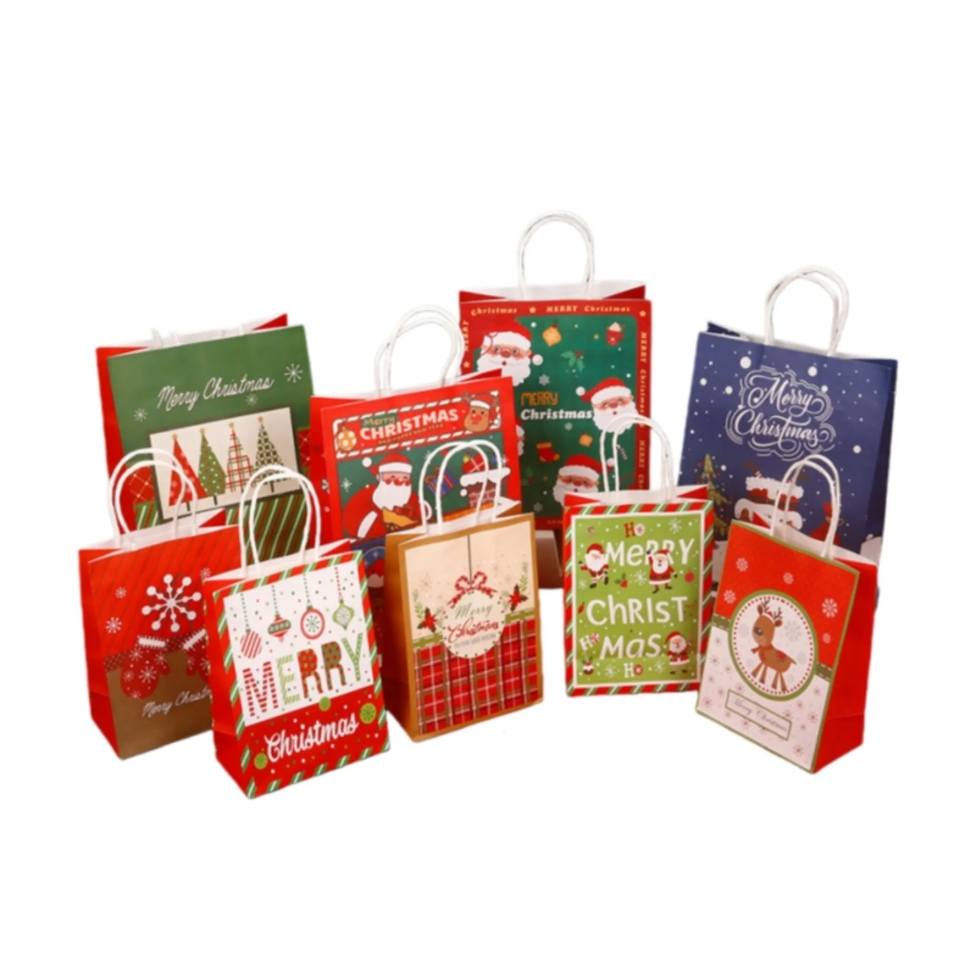 Kraft Paper Christmas Gift Bag