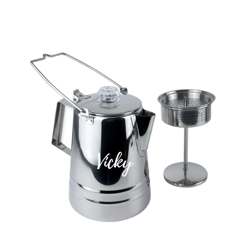 Camping Percolator Coffee Pot 6