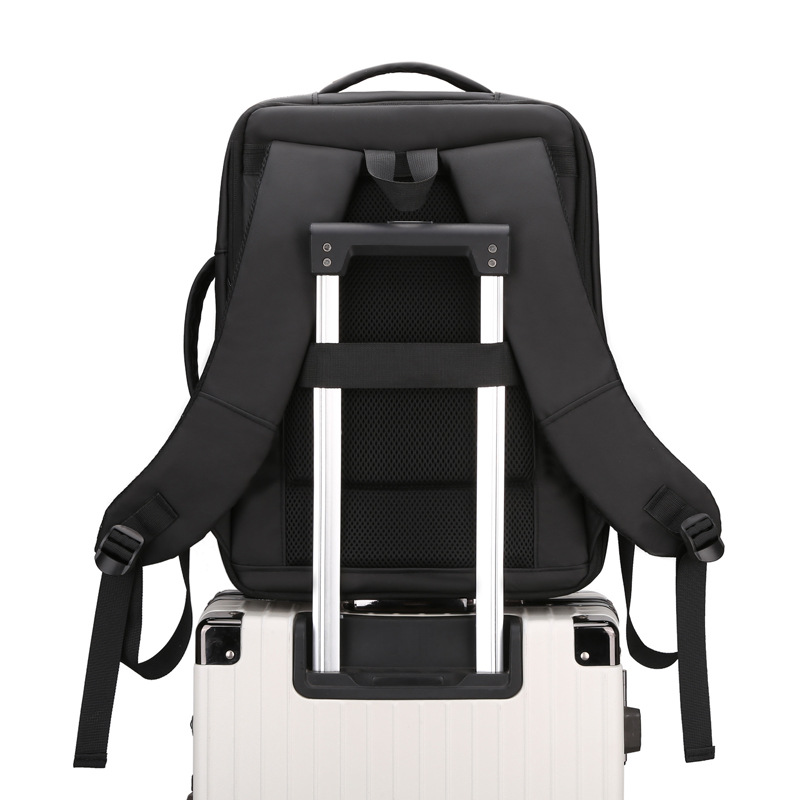Waterproof Outdoor Expandable Backpack Fit 15.6 Inch Laptop with USB Charging 4