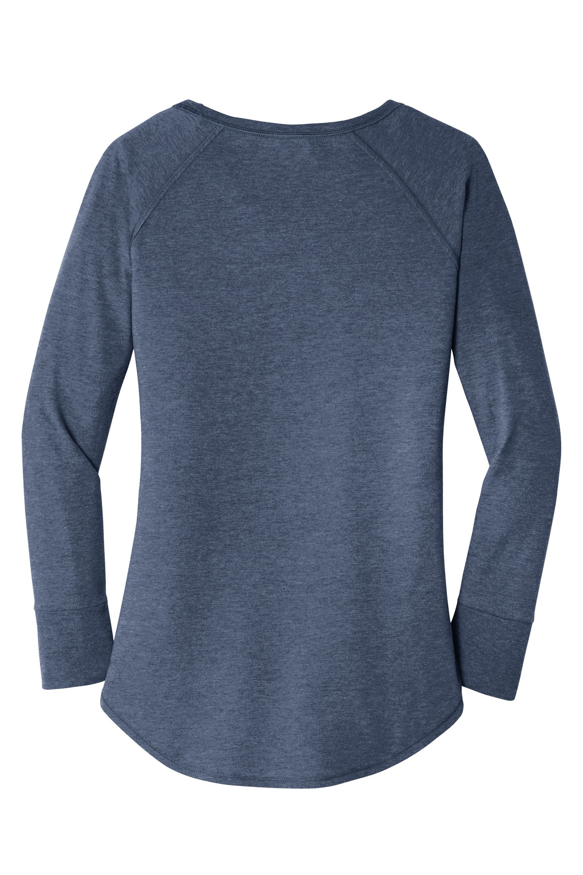 District Women's Perfect Tri Long Sleeve Tunic Tee. DT132L 25