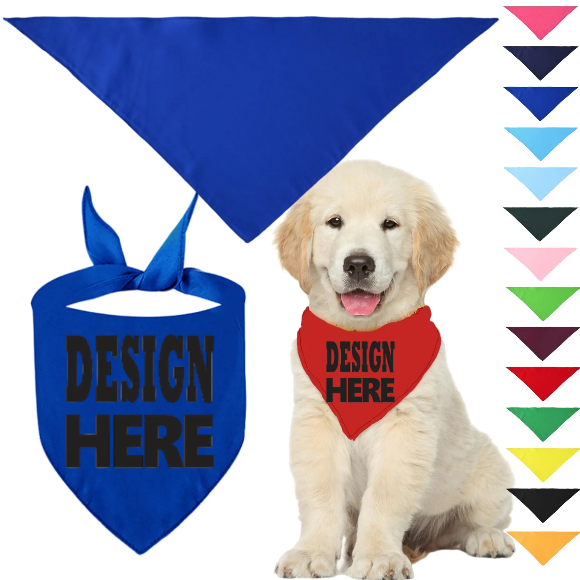 Cotton Large Pet Bandannas 2