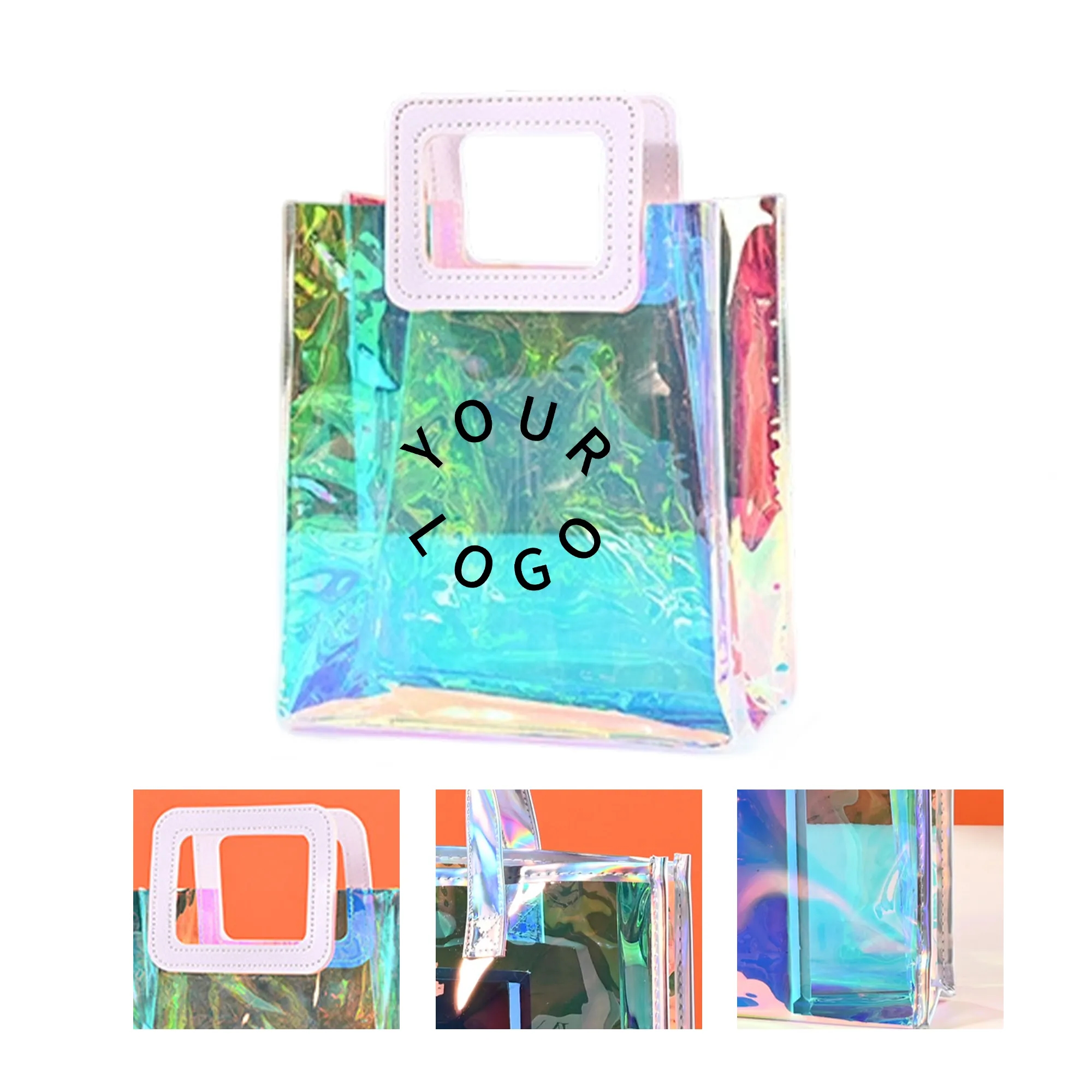 Clear Holographic Tote Bag 2