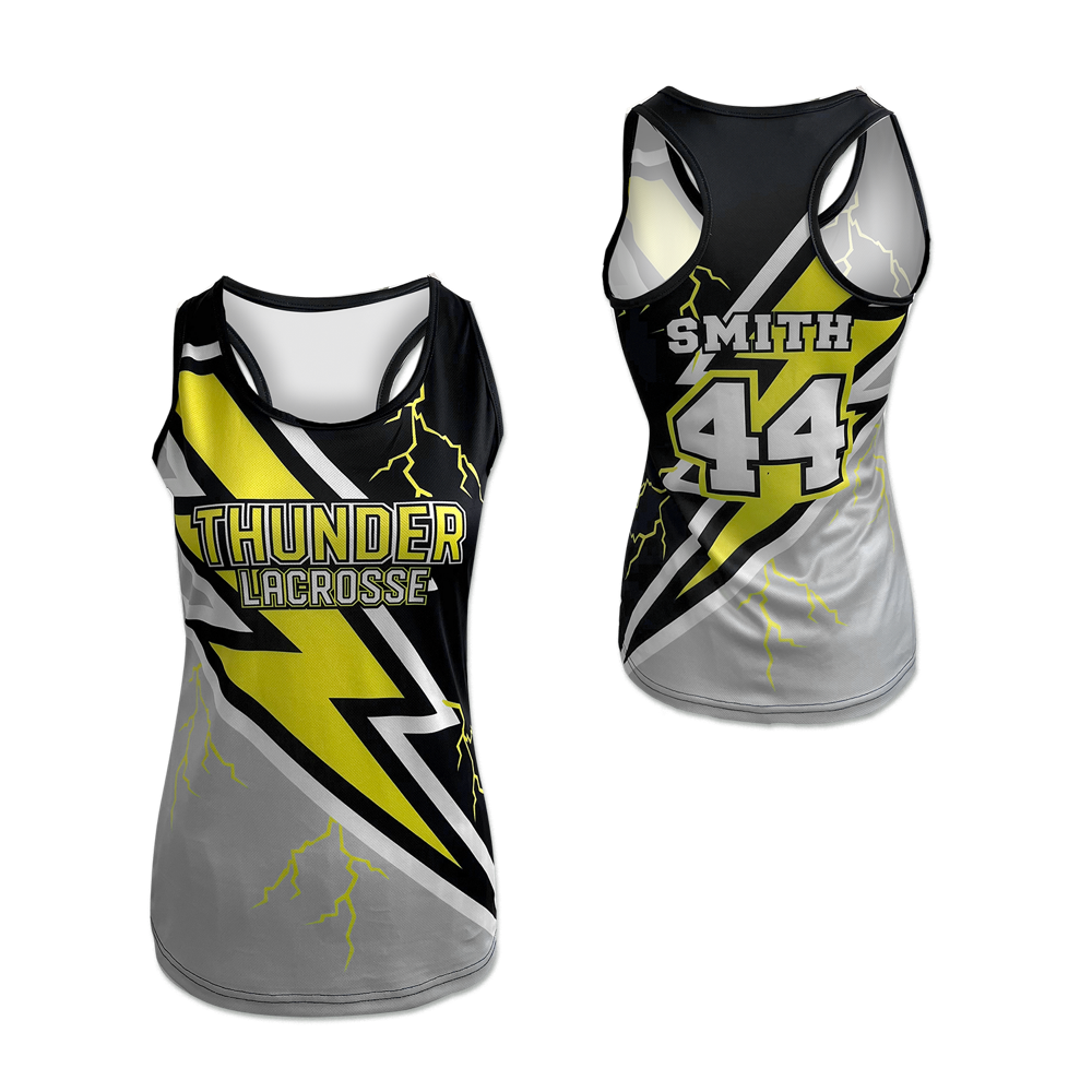 Women's Pinhole Mesh Lacrosse Tank Top Jersey 2