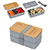 Double Decker Lunch Box with FSC® Bamboo Lid & Utensils 22