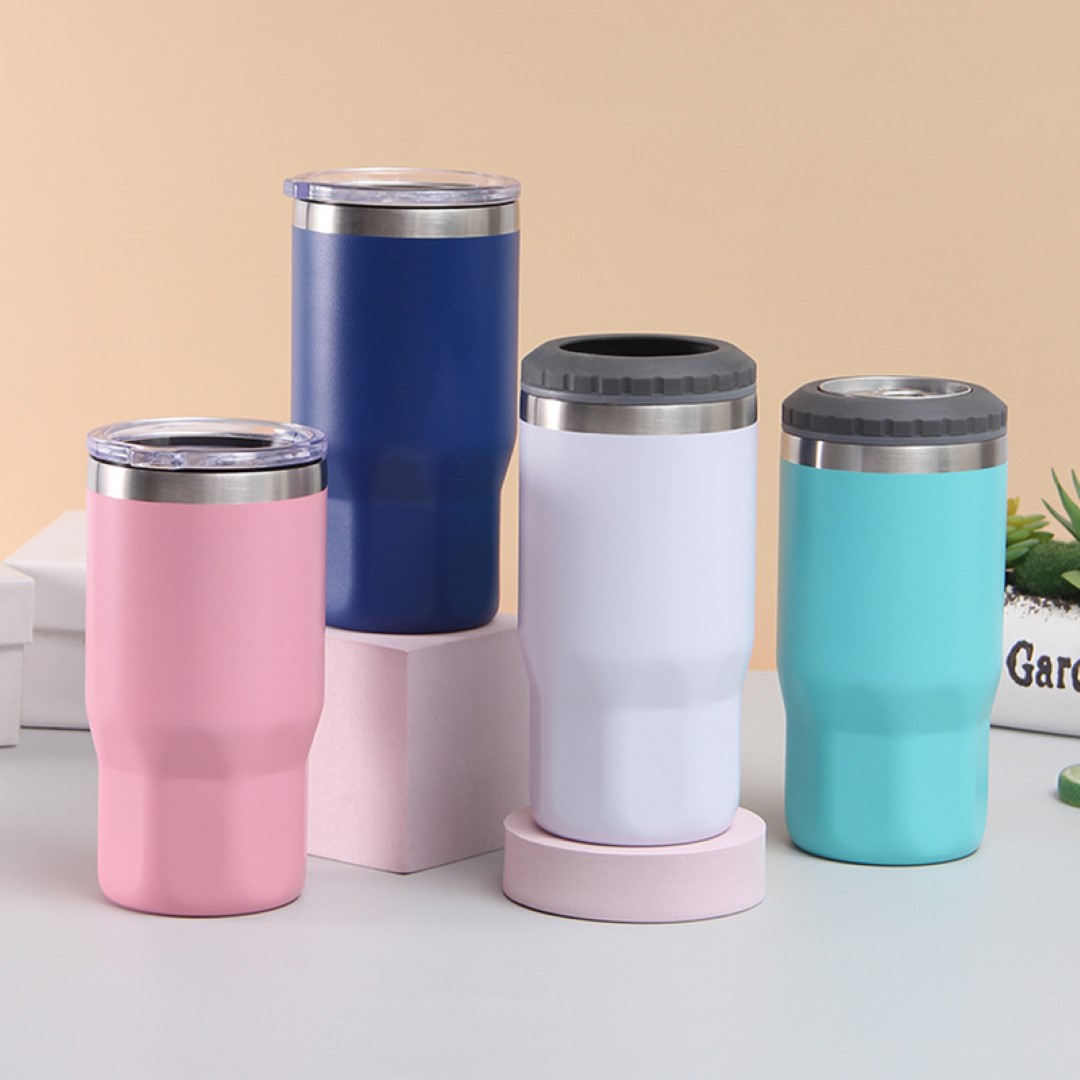 Freezable Stainless Steel Insulated Beer Holder 4