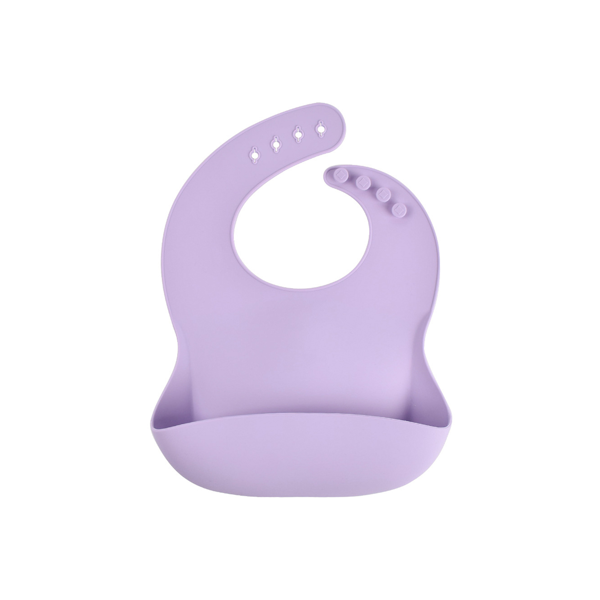 Soft Food Grade Silicone Baby Bib Adjustable 16