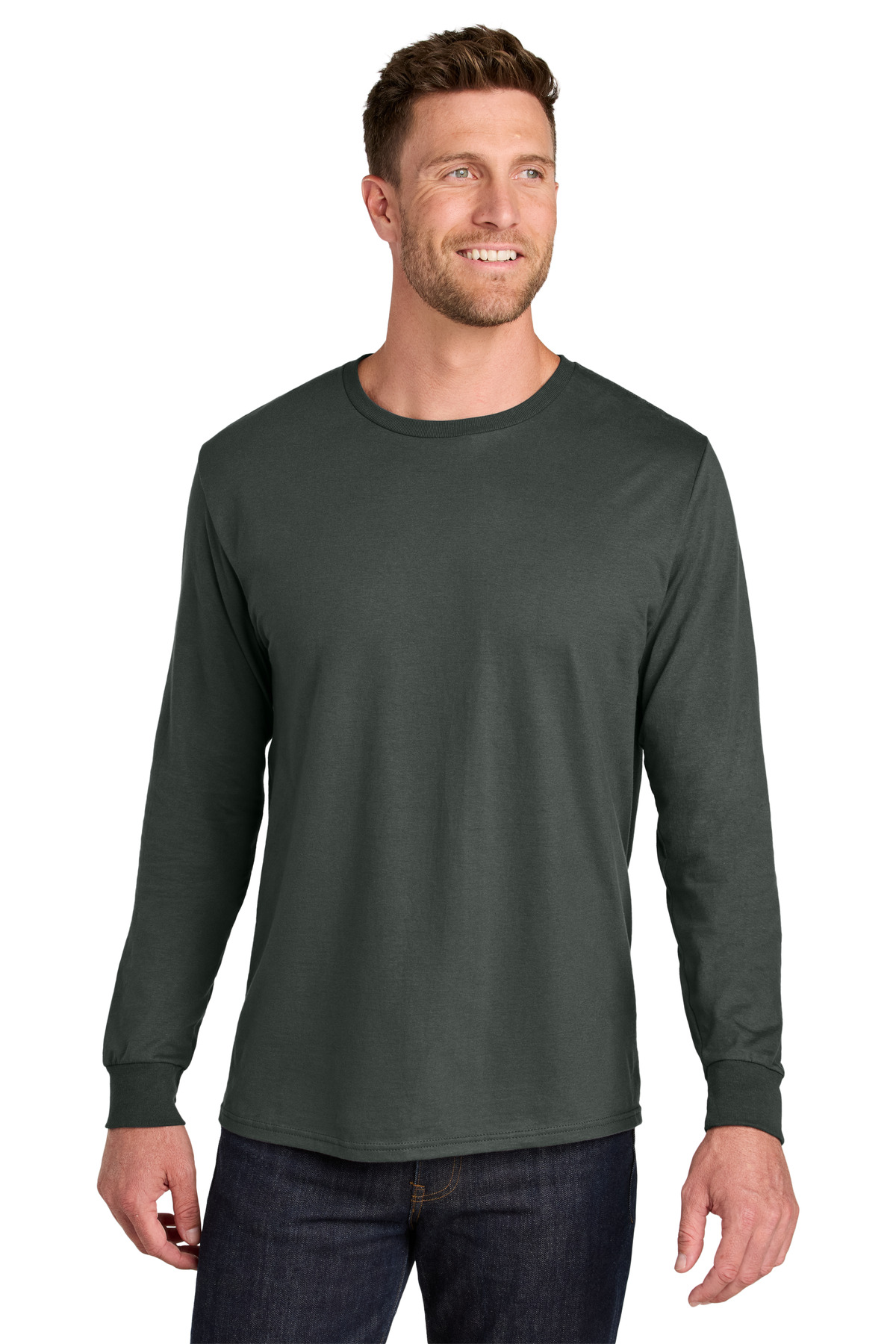 Jerzees Ultimate Unisex Ring Spun Long Sleeve T-Shirt IC46L 71