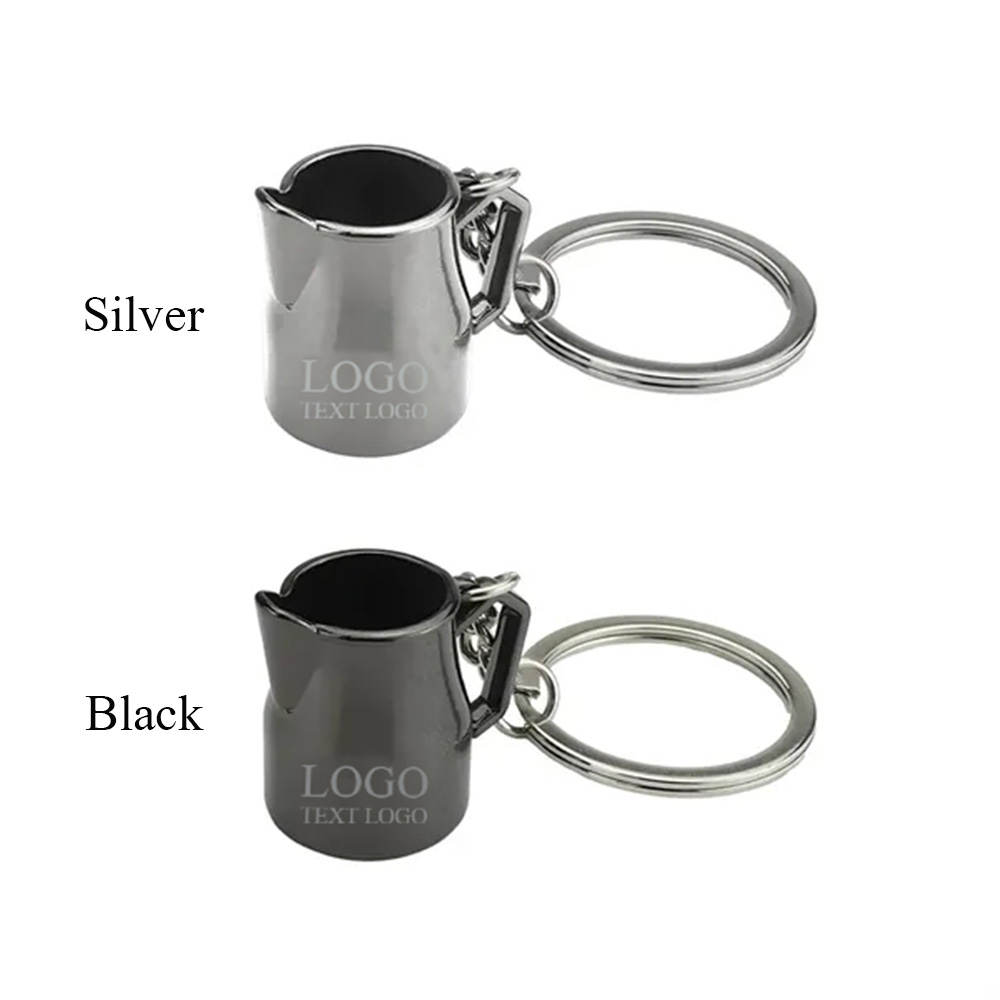 Custom Alloy Coffee Cup Shape Key Chain 5