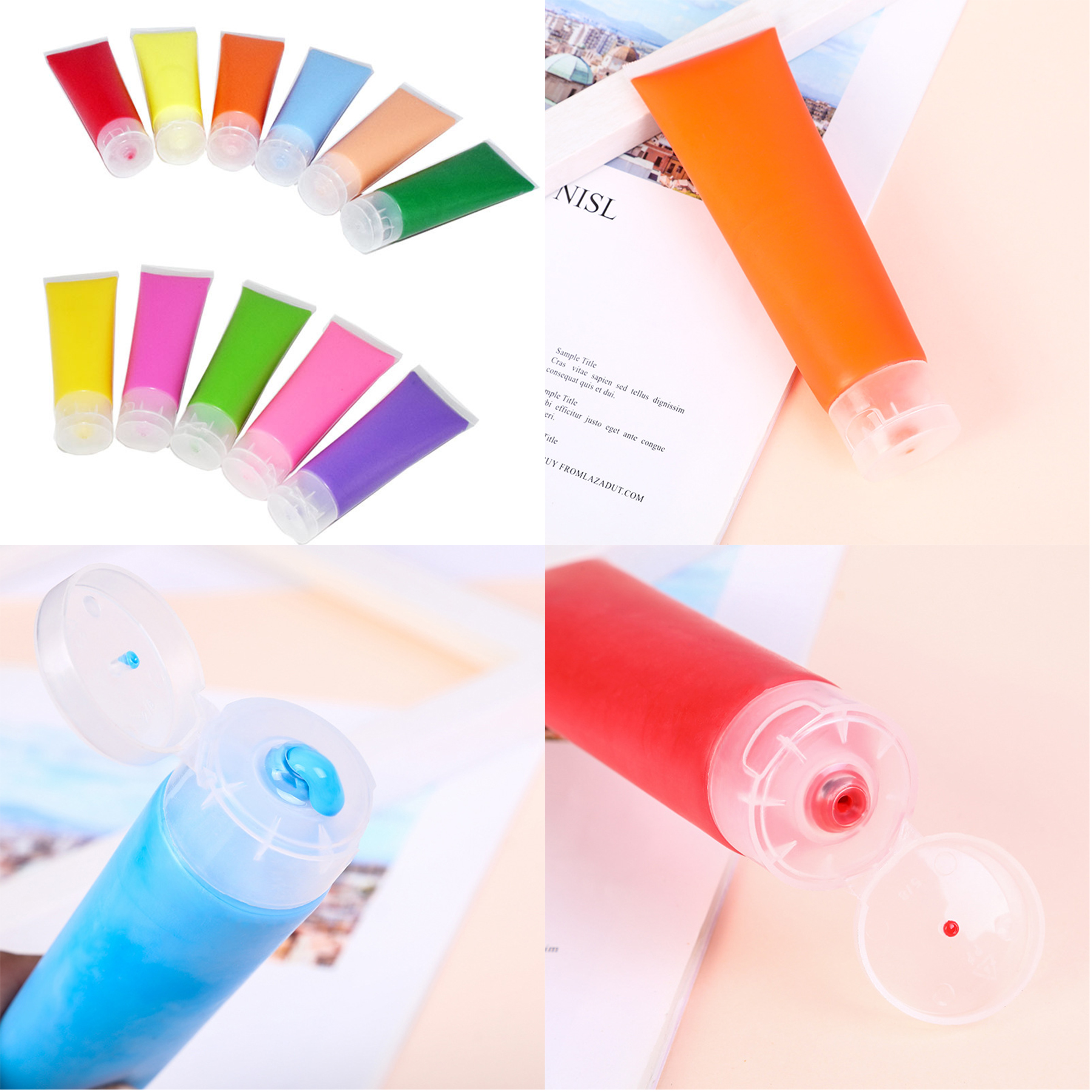 75ml Watercolor gouache fluid acrylic paint 2