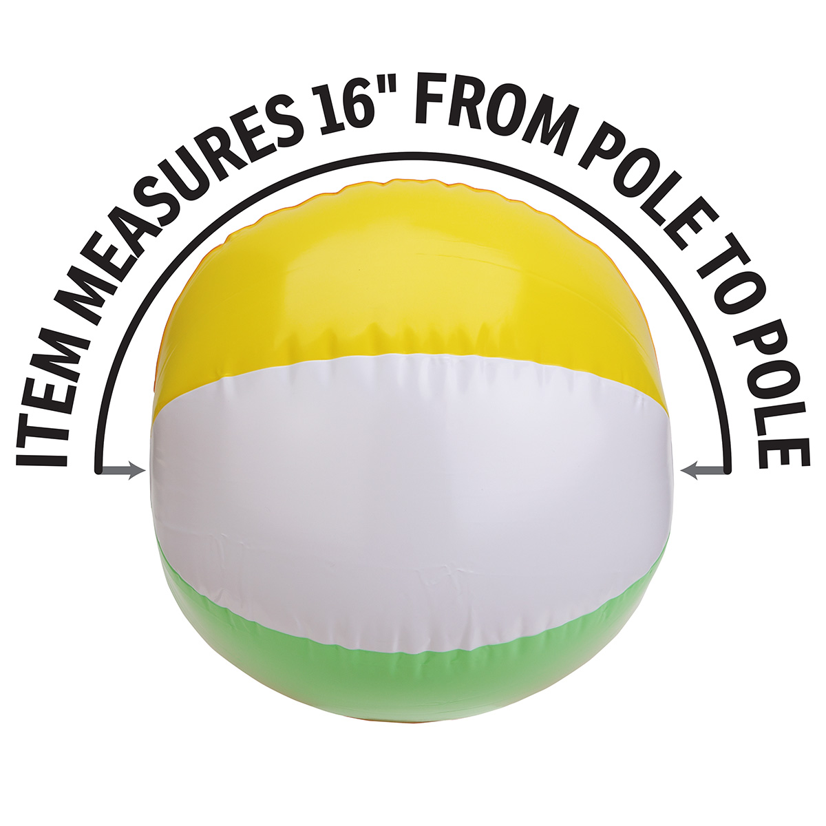 Sunburst 16" Inflatable Beach Ball 14