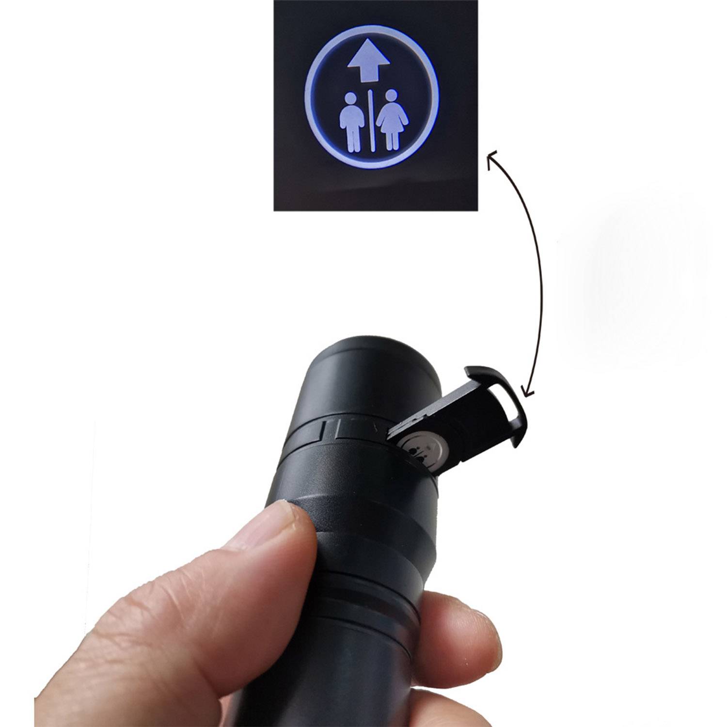 LED logo 1-5 meter telephoto flashlight 5