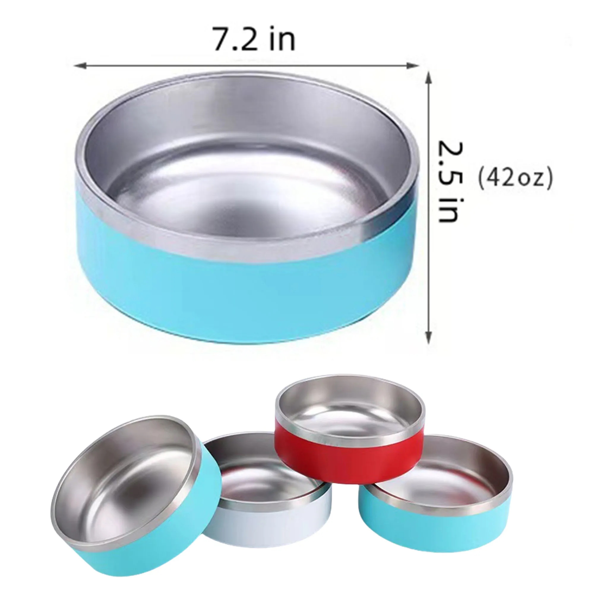 42oz Pets Dog Bowl 8