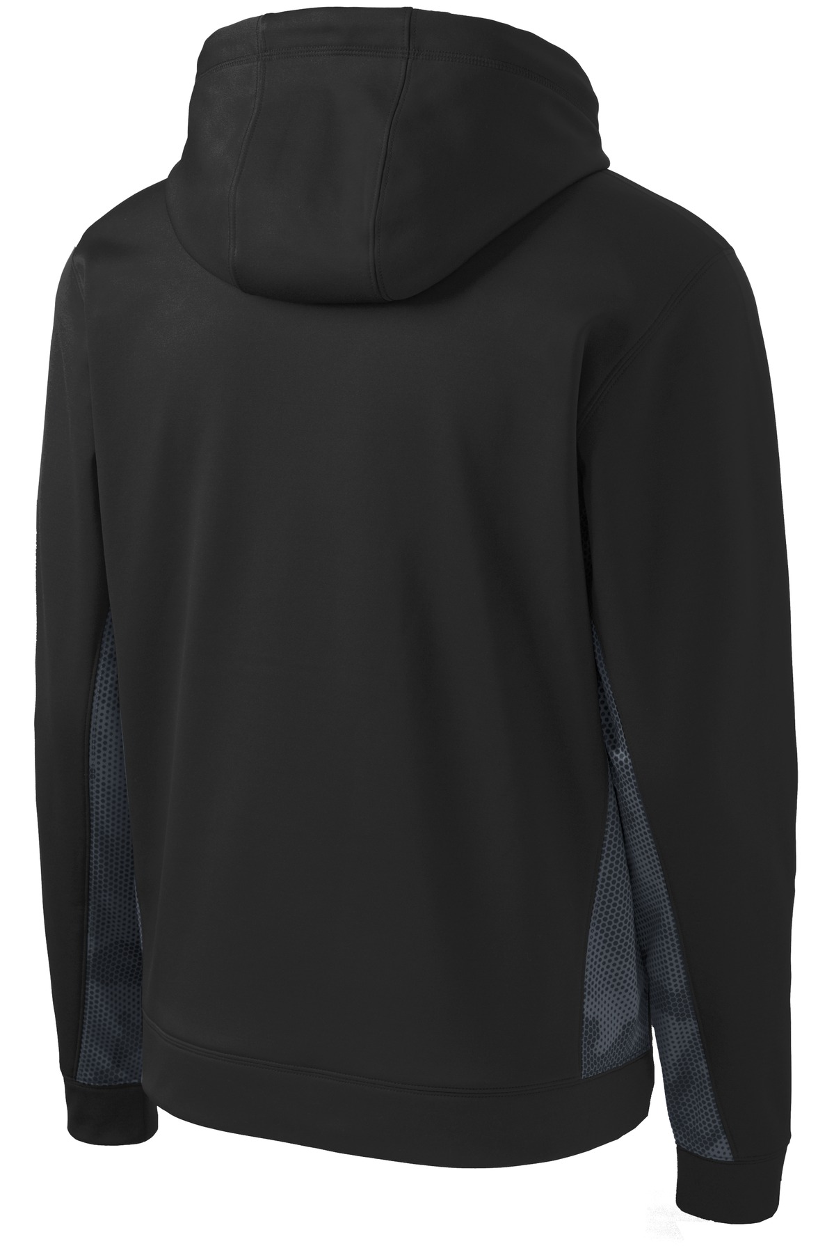 Sport-Tek Youth Sport-Wick CamoHex Fleece Colorblock Hooded Pullover. YST239 6