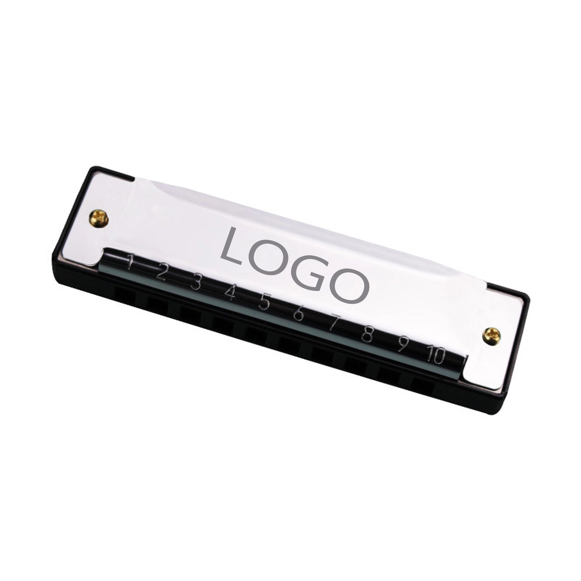 10 Holes Metal Harmonica 1