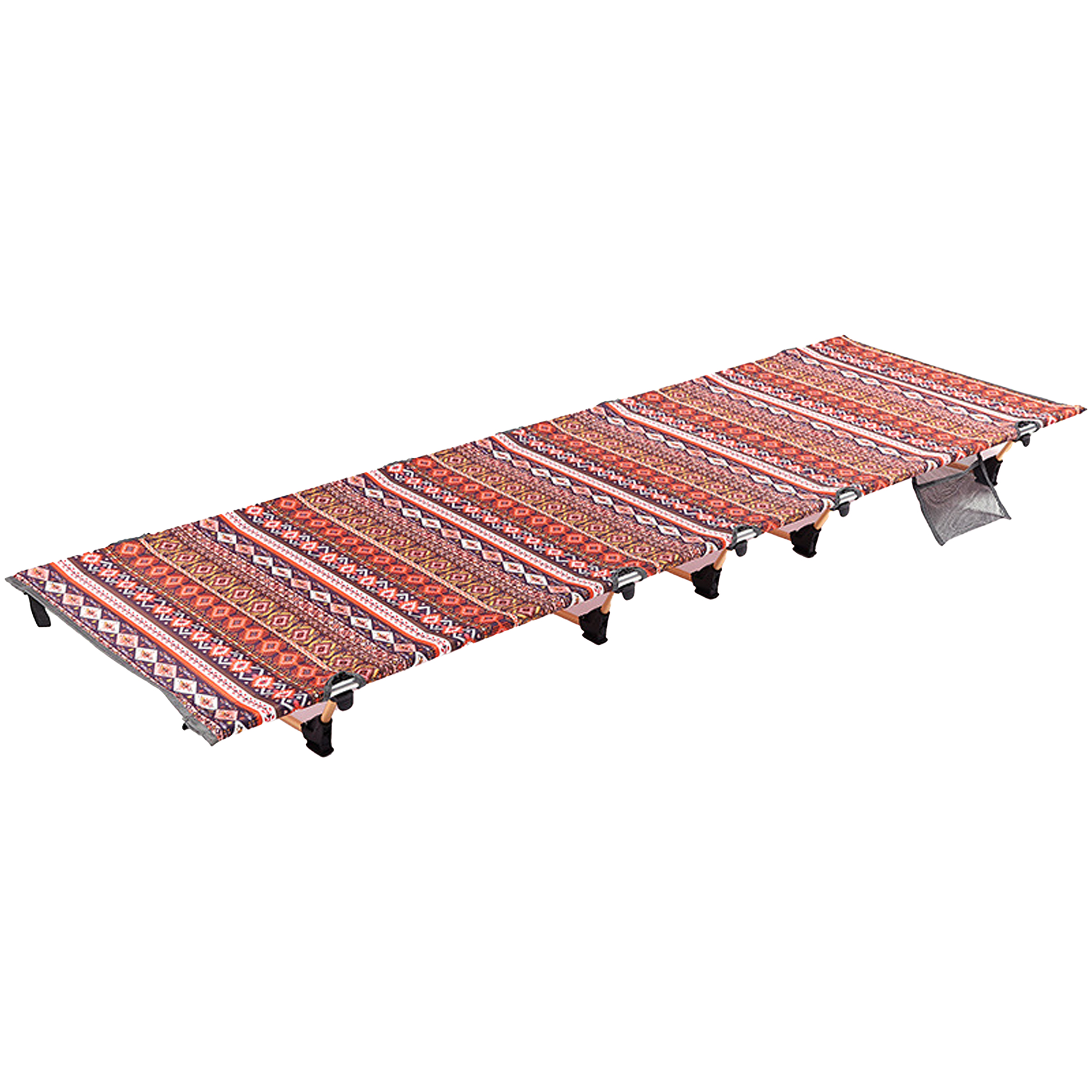 Aluminum Alloy Outdoor Camping Folding Bed 4