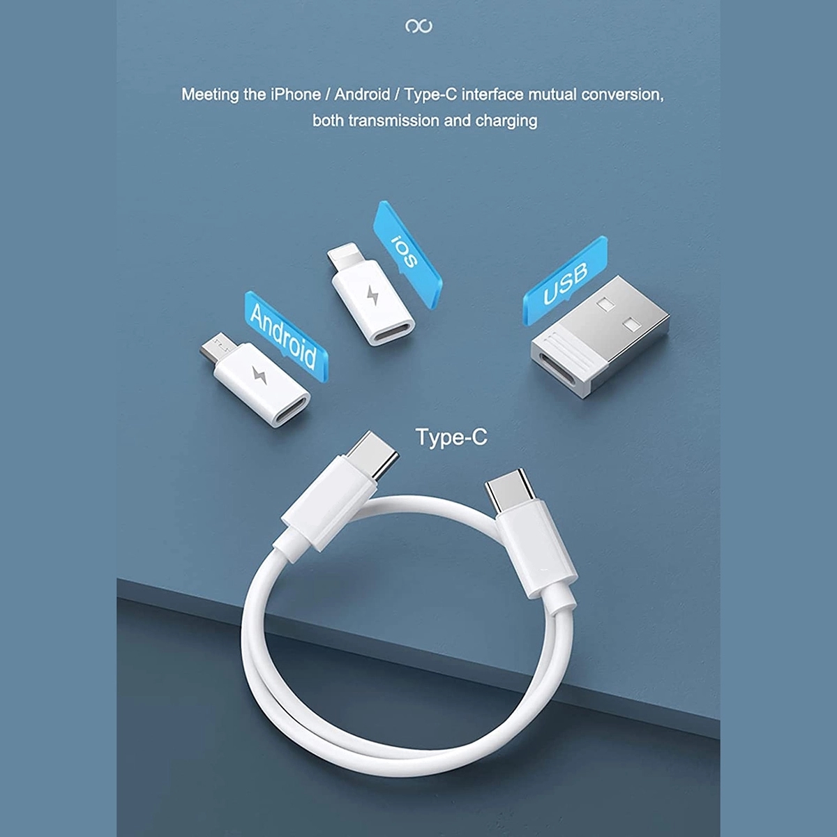 60W Fast Charge Portable Usb Adapter Card Storage Set 10