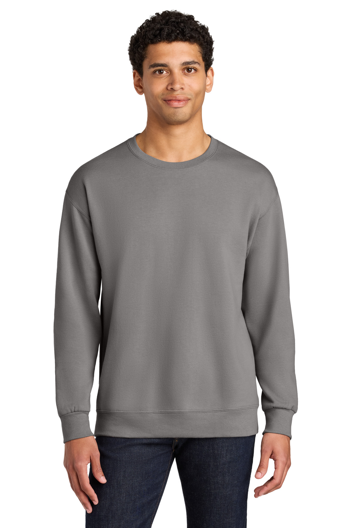 Jerzees Ultimate Unisex CVC Ring Spun Crewneck Sweatshirt IC48M 29