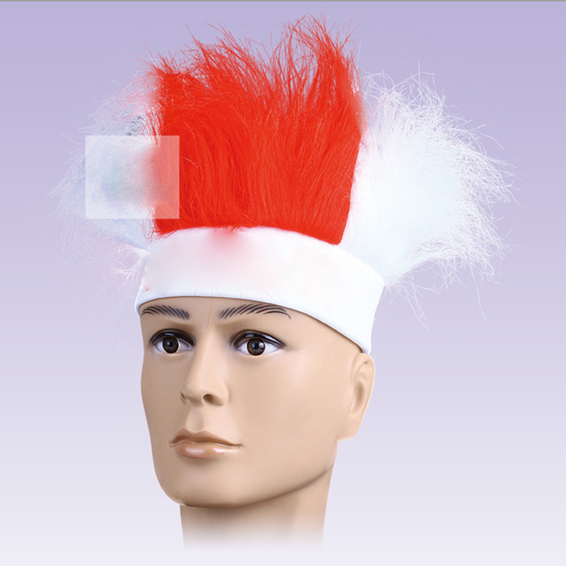 American Crazy Wig With Headband Mohawk 6