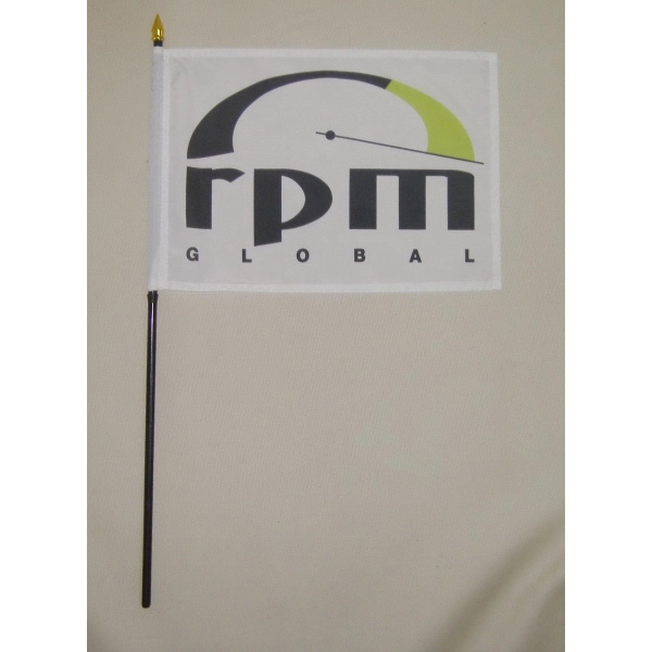Hand Held Stick Flag 4