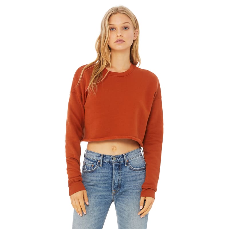 Bella + Canvas Ladies' Cropped Fleece Crew 34
