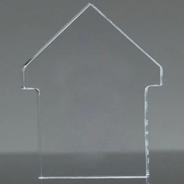 Optical Crystal House Paperweight Award 3