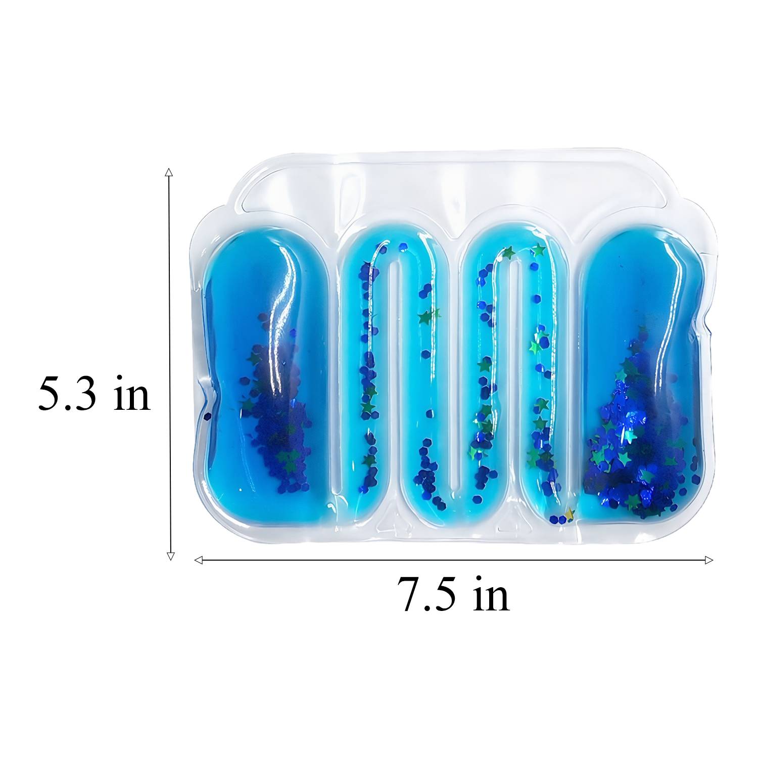 PVC Stress Relief Squeeze Snake Water Bar Bag 10