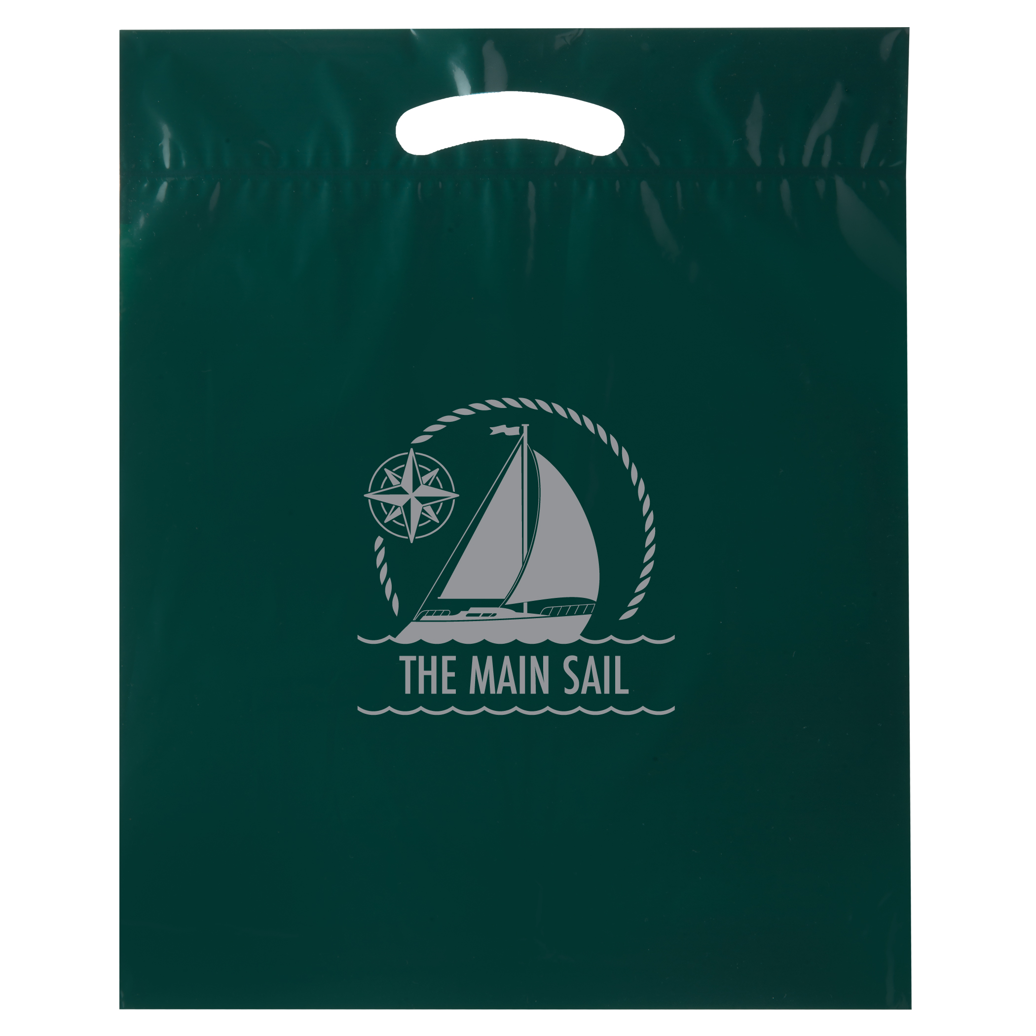 Fold Over Reinforced Die Cut Bag 28