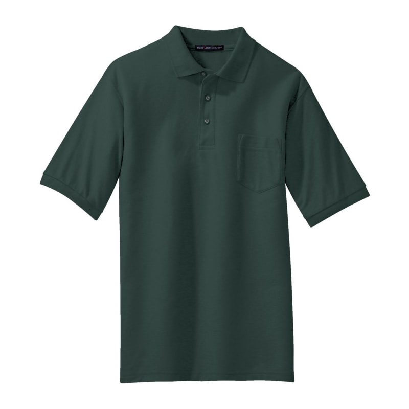 Port Authority Silk Touch Polo With Pocket. 54