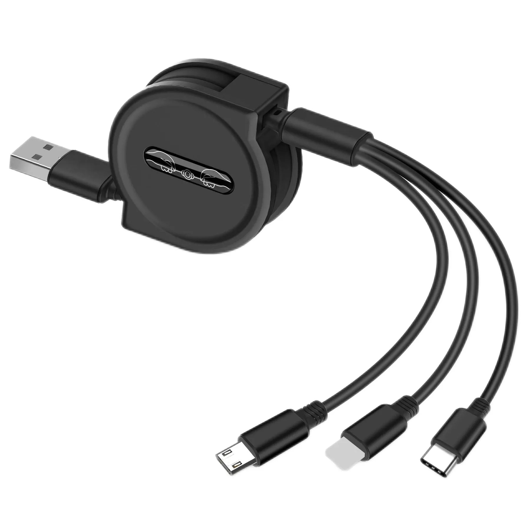 Retractable 3-In-1 Fast Charging Data Cable 5